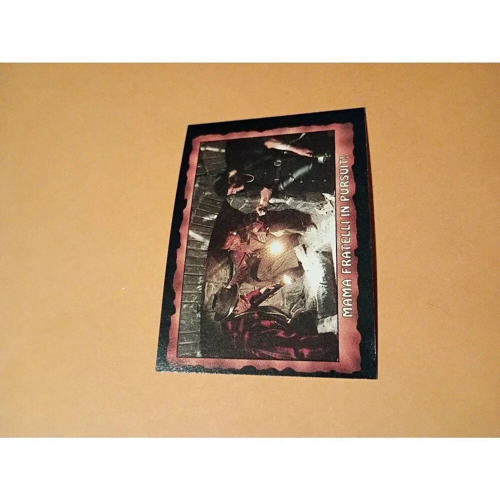 Vintage 1985 Warner Bros Topps Gum Goonies Trading Card 29 Mama Fratelli Pursuit